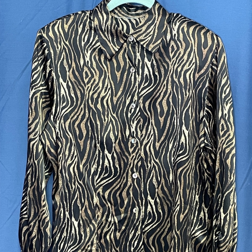 Animal Print Blouse
